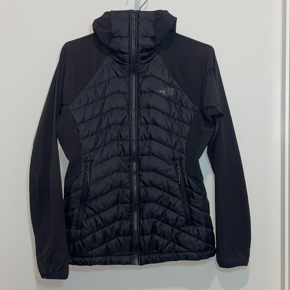 The North Face Black Progressor Insulated Hybrid Hoodie - Woman's Small